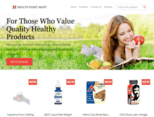 Tablet Screenshot of healthpointmart.com